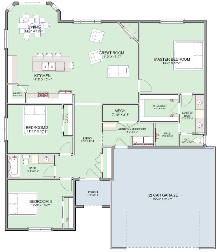 Oakwood Floorplan